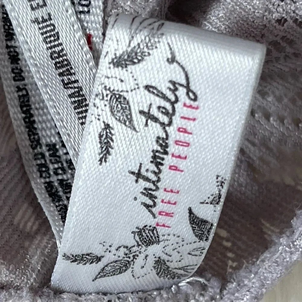 Intimately Free People Dove Grey Lace‎ Bralette